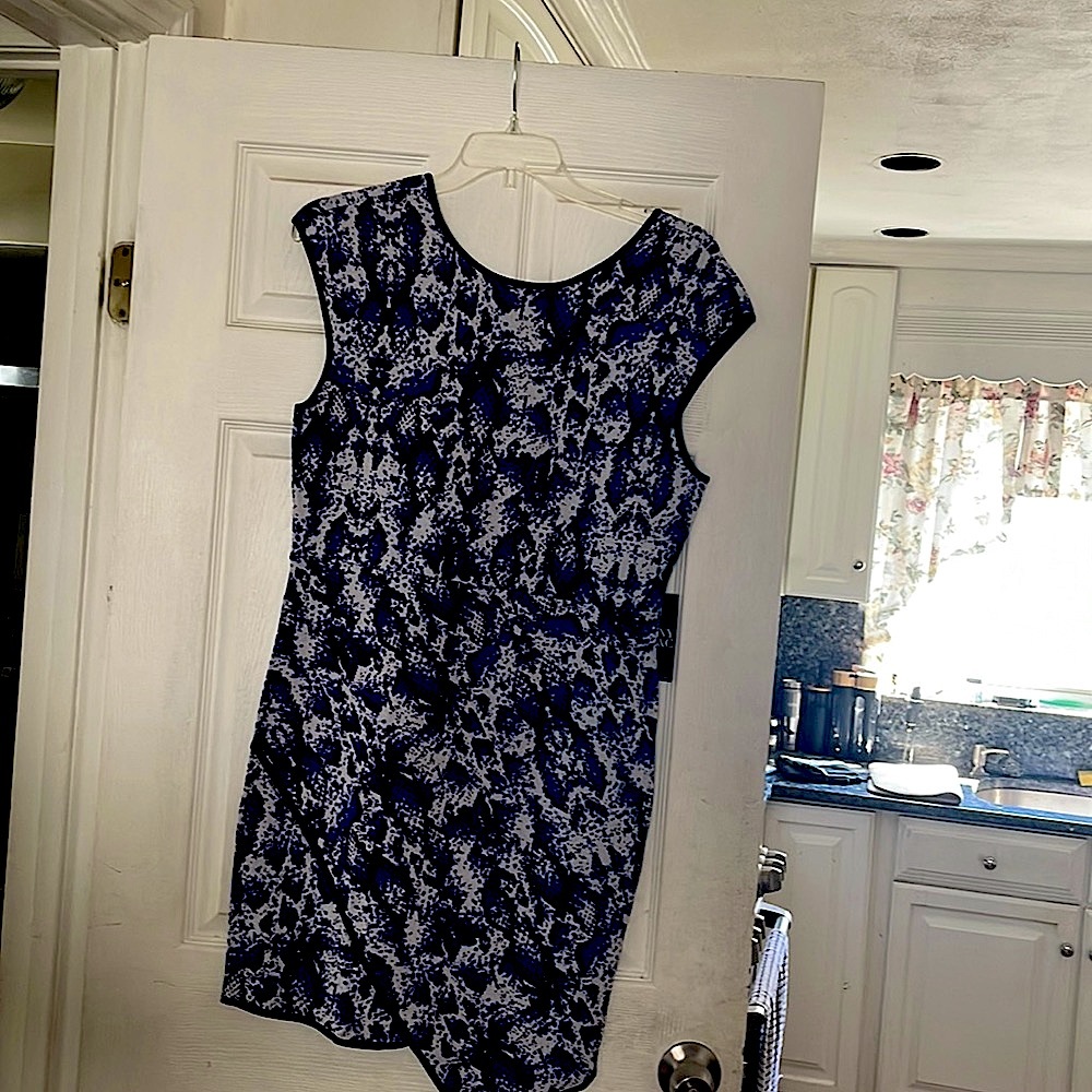 Snake-Print Sweater Dress